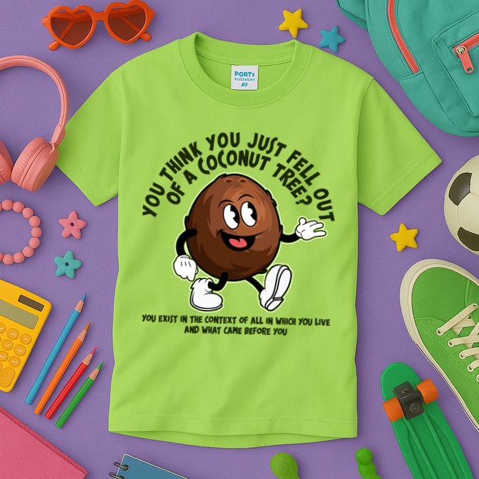 You Think You Just Fell Out Of A Coconut Tree Kalama Harris 2024 Meme Kids T-Shirt