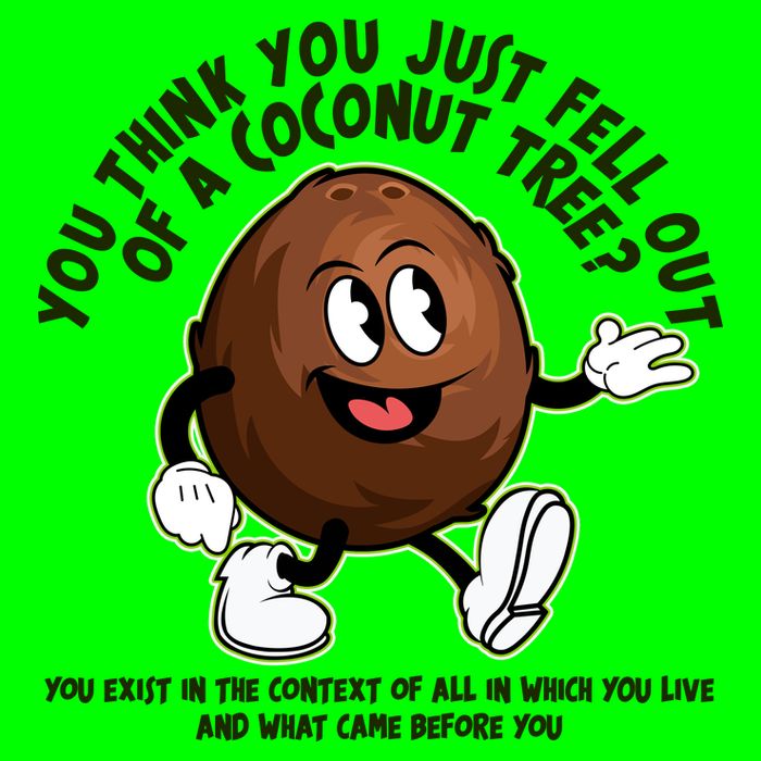 You Think You Just Fell Out Of A Coconut Tree Kalama Harris 2024 Meme Kids T-Shirt