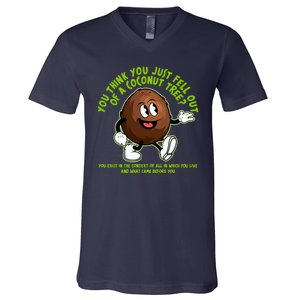 You Think You Just Fell Out Of A Coconut Tree Kalama Harris 2024 Meme V-Neck T-Shirt