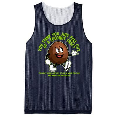 You Think You Just Fell Out Of A Coconut Tree Kalama Harris 2024 Meme Mesh Reversible Basketball Jersey Tank