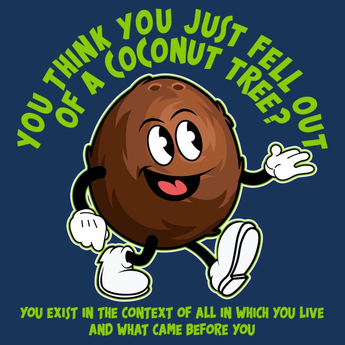 You Think You Just Fell Out Of A Coconut Tree Kalama Harris 2024 Meme Infant Baby Jersey Bodysuit