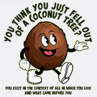 You Think You Just Fell Out Of A Coconut Tree Kalama Harris 2024 Meme Garment-Dyed Sweatshirt