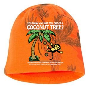 You Think You Just Fell Out Of A Coconut Tree Kamala Kati - Camo Knit Beanie