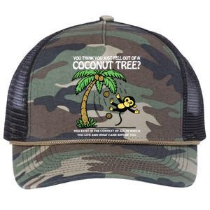 You Think You Just Fell Out Of A Coconut Tree Kamala Retro Rope Trucker Hat Cap