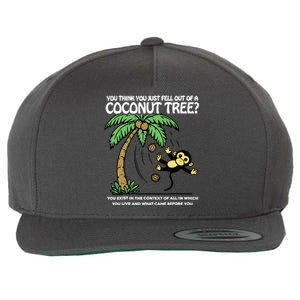 You Think You Just Fell Out Of A Coconut Tree Kamala Wool Snapback Cap