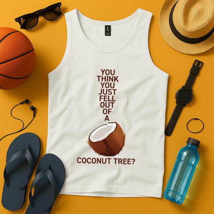 You Think You Just Fell Out Of A Coconut Tree Tank Top