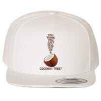 You Think You Just Fell Out Of A Coconut Tree Wool Snapback Cap