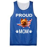 Yorkshire Terrier Yorkshire Terrier Proud Patriot Mom Gift Mesh Reversible Basketball Jersey Tank