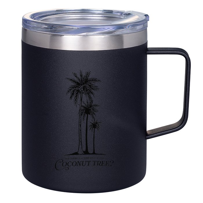 You Think You Just Fell Out Of A Coconut Tree Meme 12oz Stainless Steel Coffee Mug