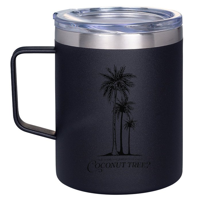 You Think You Just Fell Out Of A Coconut Tree Meme 12oz Stainless Steel Coffee Mug