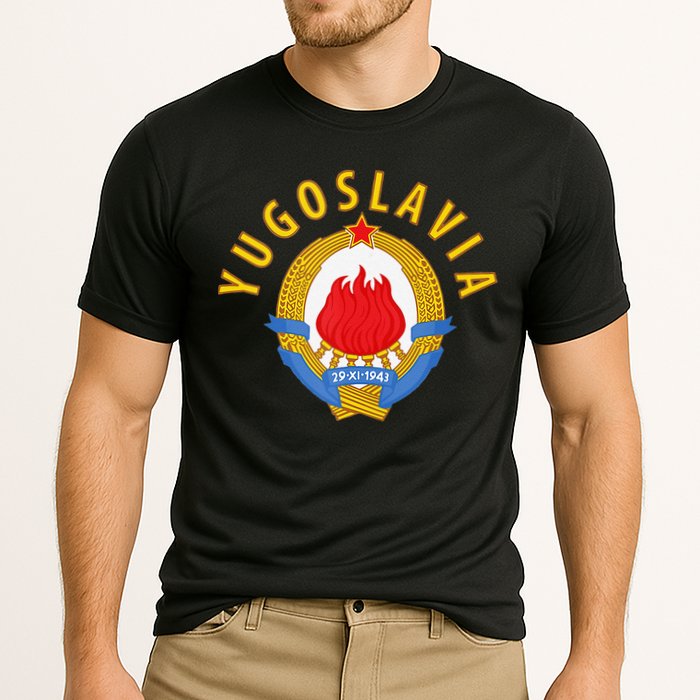 Yugoslavia Team Cooling Performance Crew T-Shirt