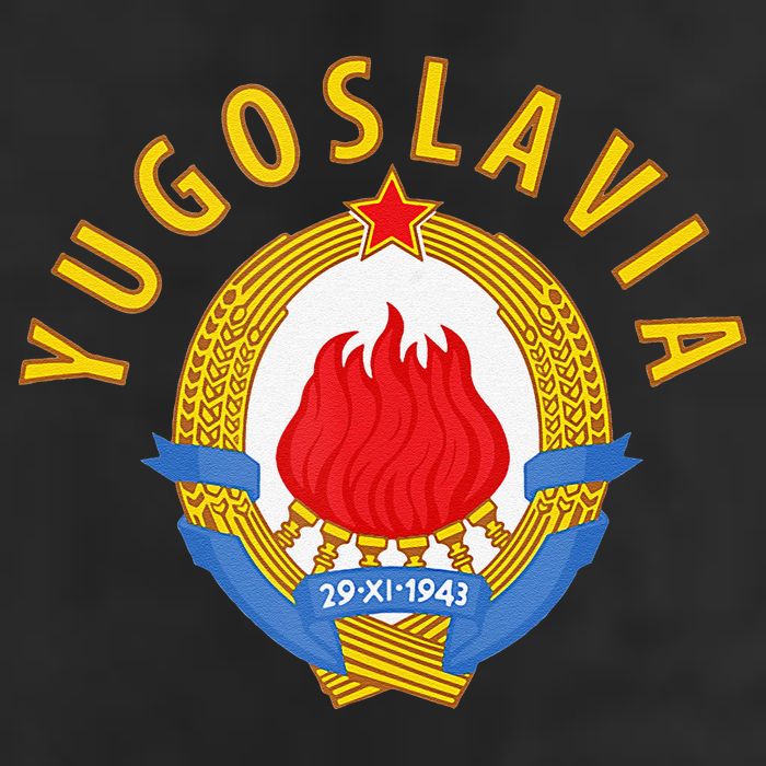 Yugoslavia Team Golf Towel