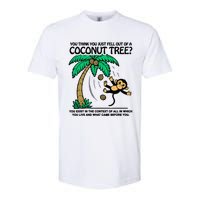 You Think You Fell Out Of A Coconut Tree Funny Kamala Harris Softstyle CVC T-Shirt