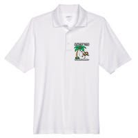 You Think You Fell Out Of A Coconut Tree Funny Kamala Harris Men's Origin Performance Pique Polo