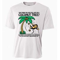 You Think You Fell Out Of A Coconut Tree Funny Kamala Harris Cooling Performance Crew T-Shirt