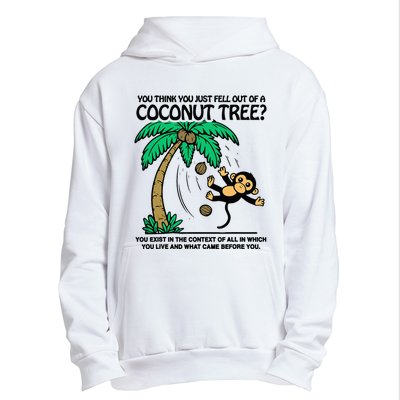 You Think You Fell Out Of A Coconut Tree Funny Kamala Harris Urban Pullover Hoodie