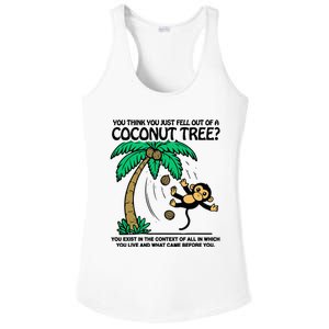 You Think You Fell Out Of A Coconut Tree Funny Kamala Harris Ladies PosiCharge Competitor Racerback Tank