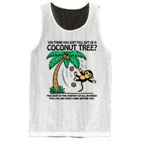 You Think You Fell Out Of A Coconut Tree Funny Kamala Harris Mesh Reversible Basketball Jersey Tank