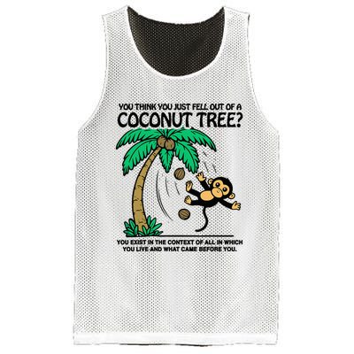 You Think You Fell Out Of A Coconut Tree Funny Kamala Harris Mesh Reversible Basketball Jersey Tank