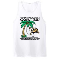 You Think You Fell Out Of A Coconut Tree Funny Kamala Harris PosiCharge Competitor Tank