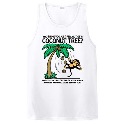 You Think You Fell Out Of A Coconut Tree Funny Kamala Harris PosiCharge Competitor Tank