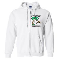 You Think You Fell Out Of A Coconut Tree Funny Kamala Harris Full Zip Hoodie