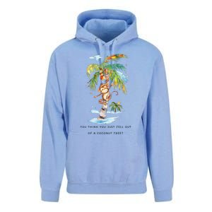 You Think You Just Fell Out Of A Coconut Tree Kamala Harris Unisex Surf Hoodie