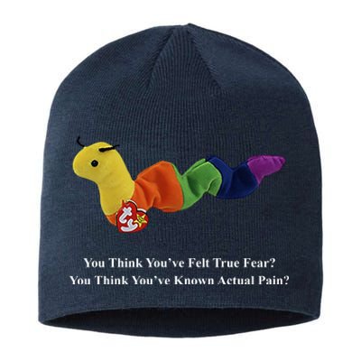 You Think You've Felt True Fear You Think You've Known Actual Pain Sustainable Beanie