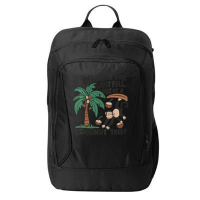 You Think You Just Fell Out Of A Coconut Tree Meme City Backpack