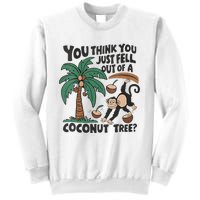 You Think You Just Fell Out Of A Coconut Tree Meme Sweatshirt