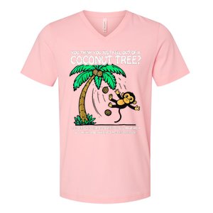 You Think You Just Fell Out Of A Coconut Tree Kamala 2024 V-Neck T-Shirt