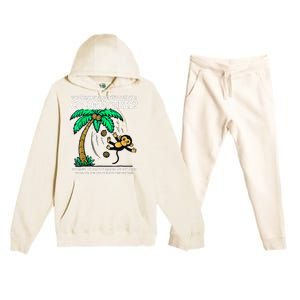 You Think You Just Fell Out Of A Coconut Tree Kamala 2024 Premium Hooded Sweatsuit Set