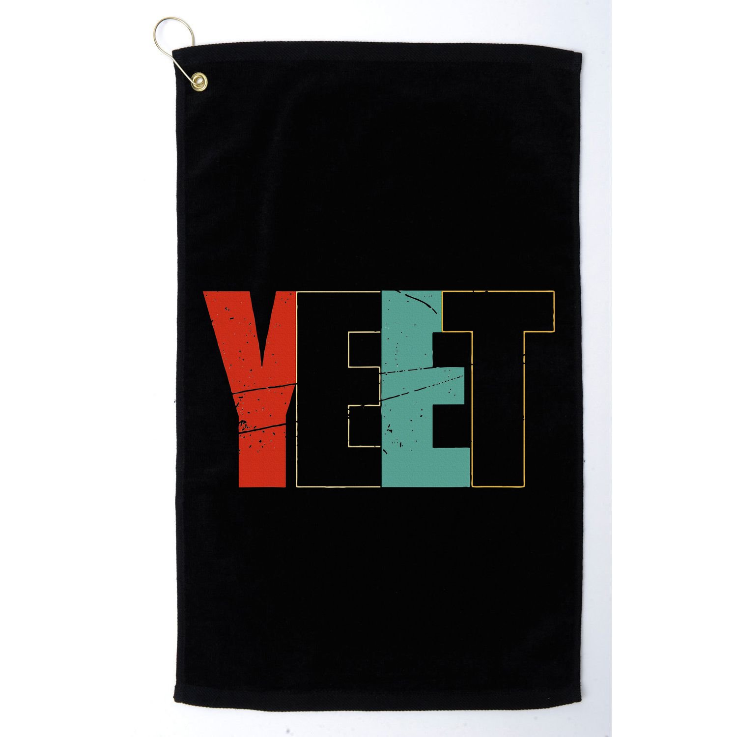 Yeet Trendy Yeeting Meme Slogan Urban Slang Golf Towel
