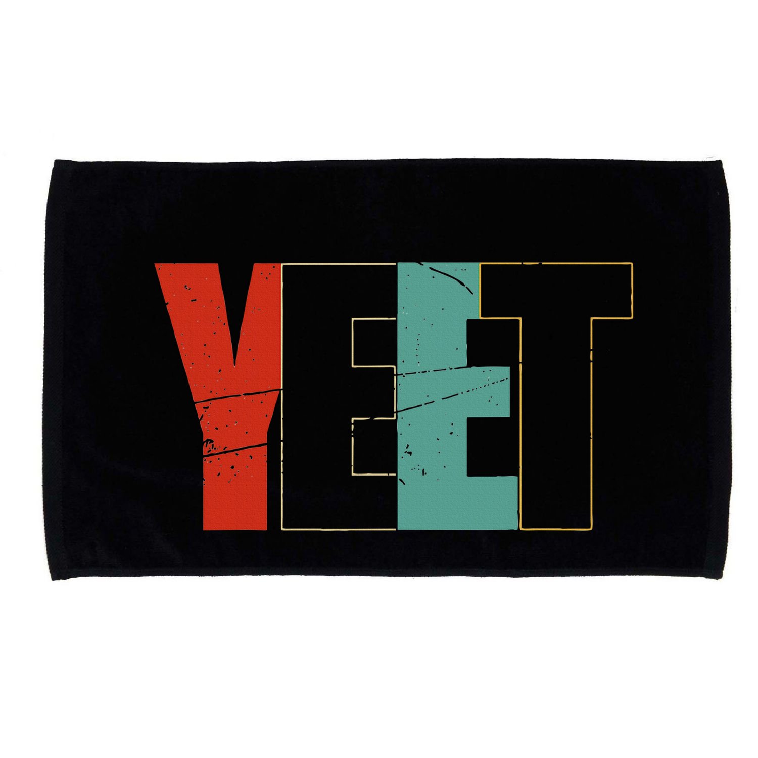 Yeet Trendy Yeeting Meme Slogan Urban Slang Microfiber Hand Towel