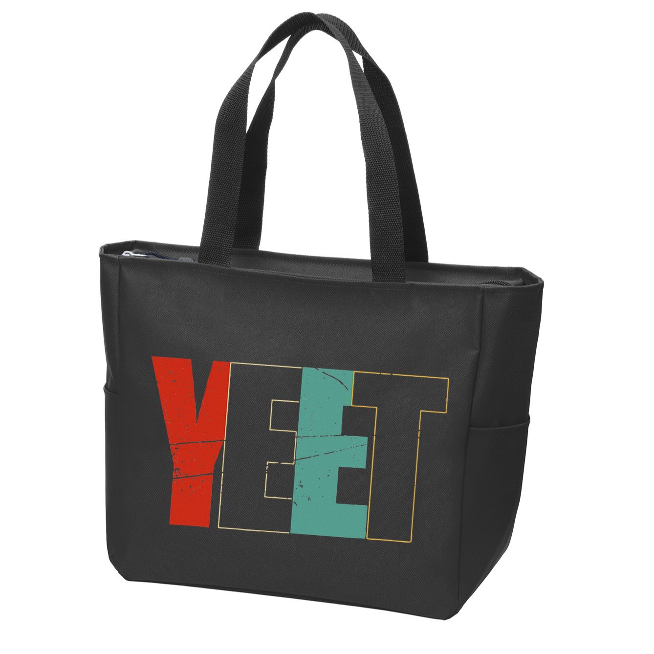 Yeet Trendy Yeeting Meme Slogan Urban Slang Zip Tote Bag