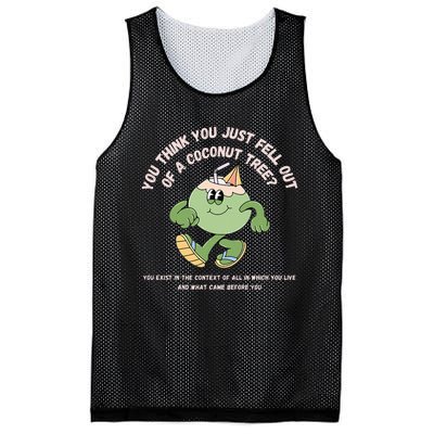 You Think You Just Fell Out Of A Coconut Tree Kamala Harris Mesh Reversible Basketball Jersey Tank