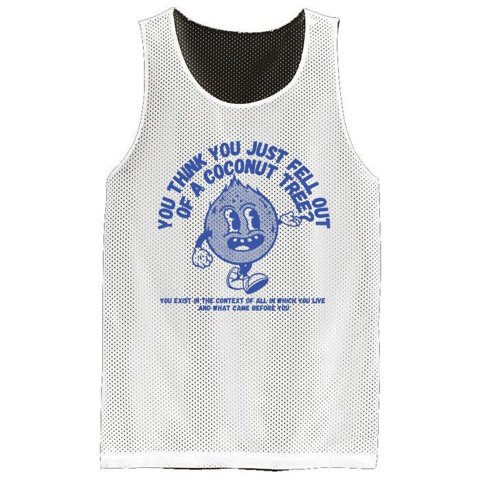 You Think You Fell Out Of A Coconut Mesh Reversible Basketball Jersey Tank