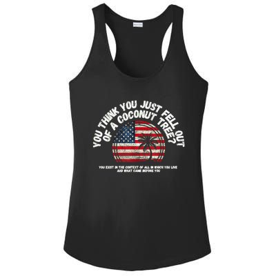 You Think You Just Fell Out Of A Coconut Tree Ladies PosiCharge Competitor Racerback Tank