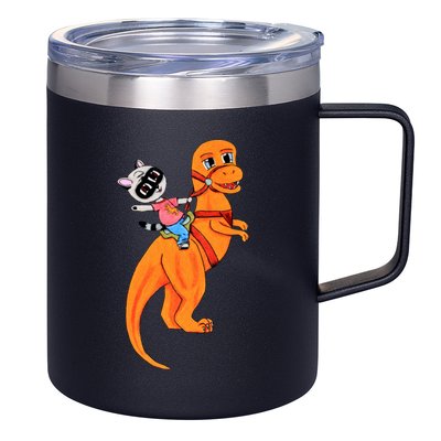 Yeeha Teddy 12oz Stainless Steel Coffee Mug