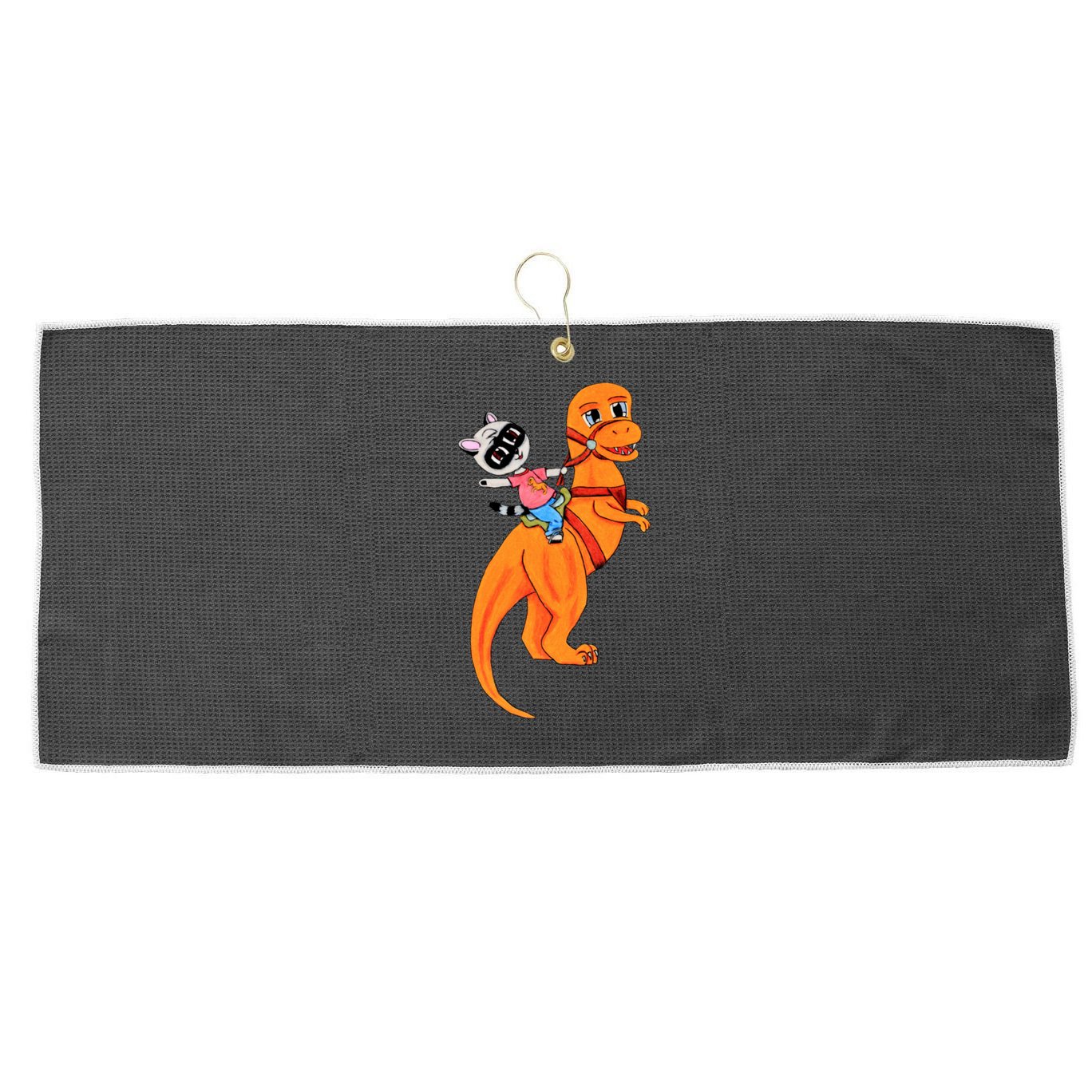 Yeeha Teddy Large Microfiber Waffle Golf Towel