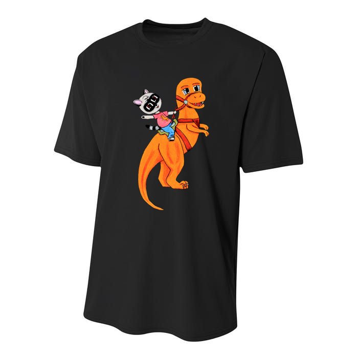 Yeeha Teddy Youth Performance Sprint T-Shirt