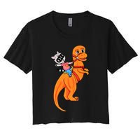 Yeeha Teddy Women's Crop Top Tee
