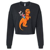 Yeeha Teddy Cropped Pullover Crew