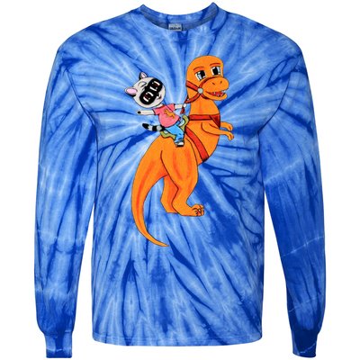 Yeeha Teddy Tie-Dye Long Sleeve Shirt