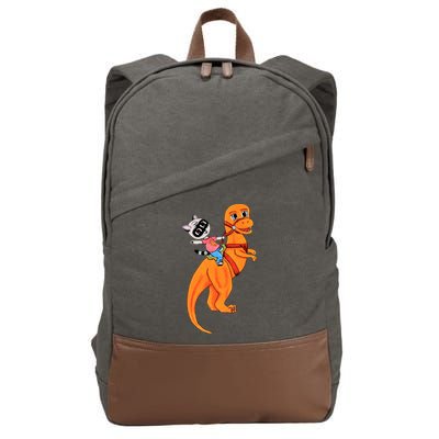 Yeeha Teddy Cotton Canvas Backpack
