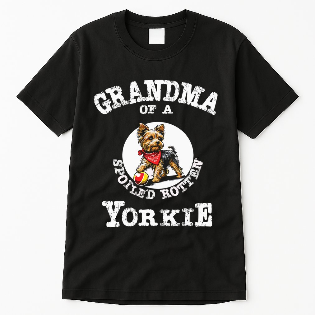 Yorkshire Terrier Yorkie Grandmother Grandma Tall T-Shirt