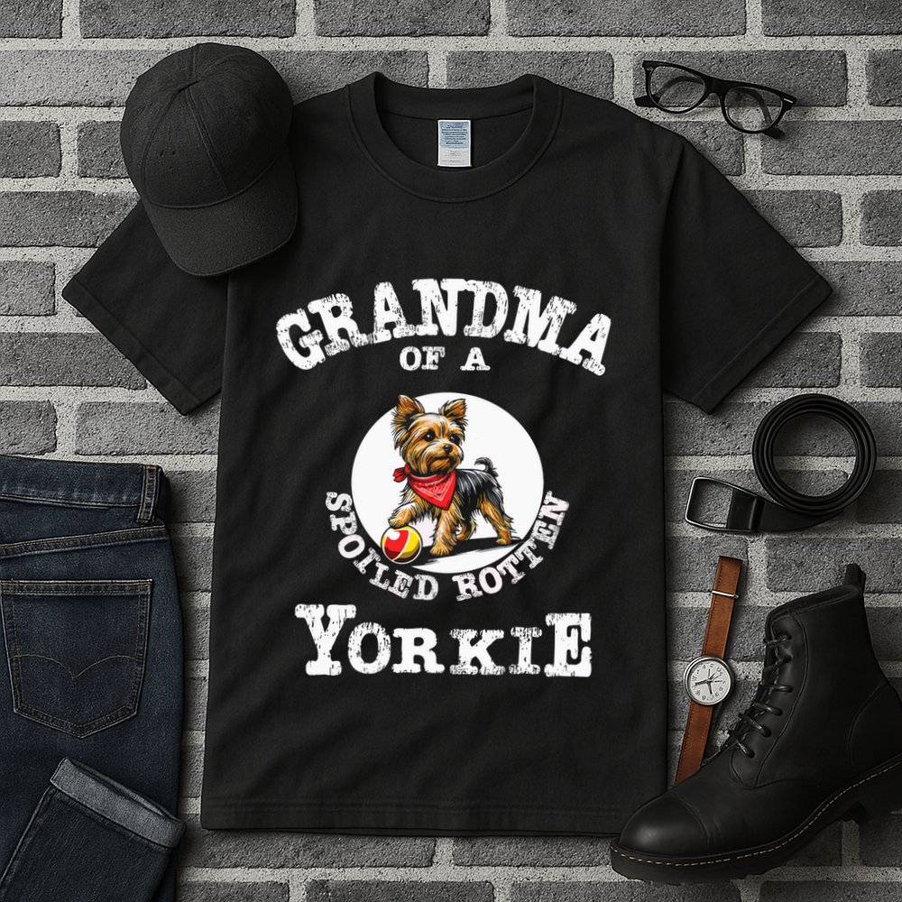 Yorkshire Terrier Yorkie Grandmother Grandma Tall T-Shirt