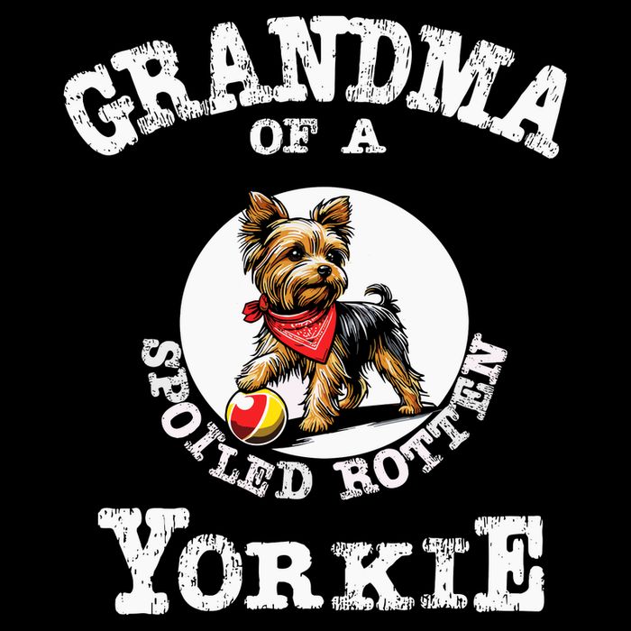 Yorkshire Terrier Yorkie Grandmother Grandma Tall T-Shirt