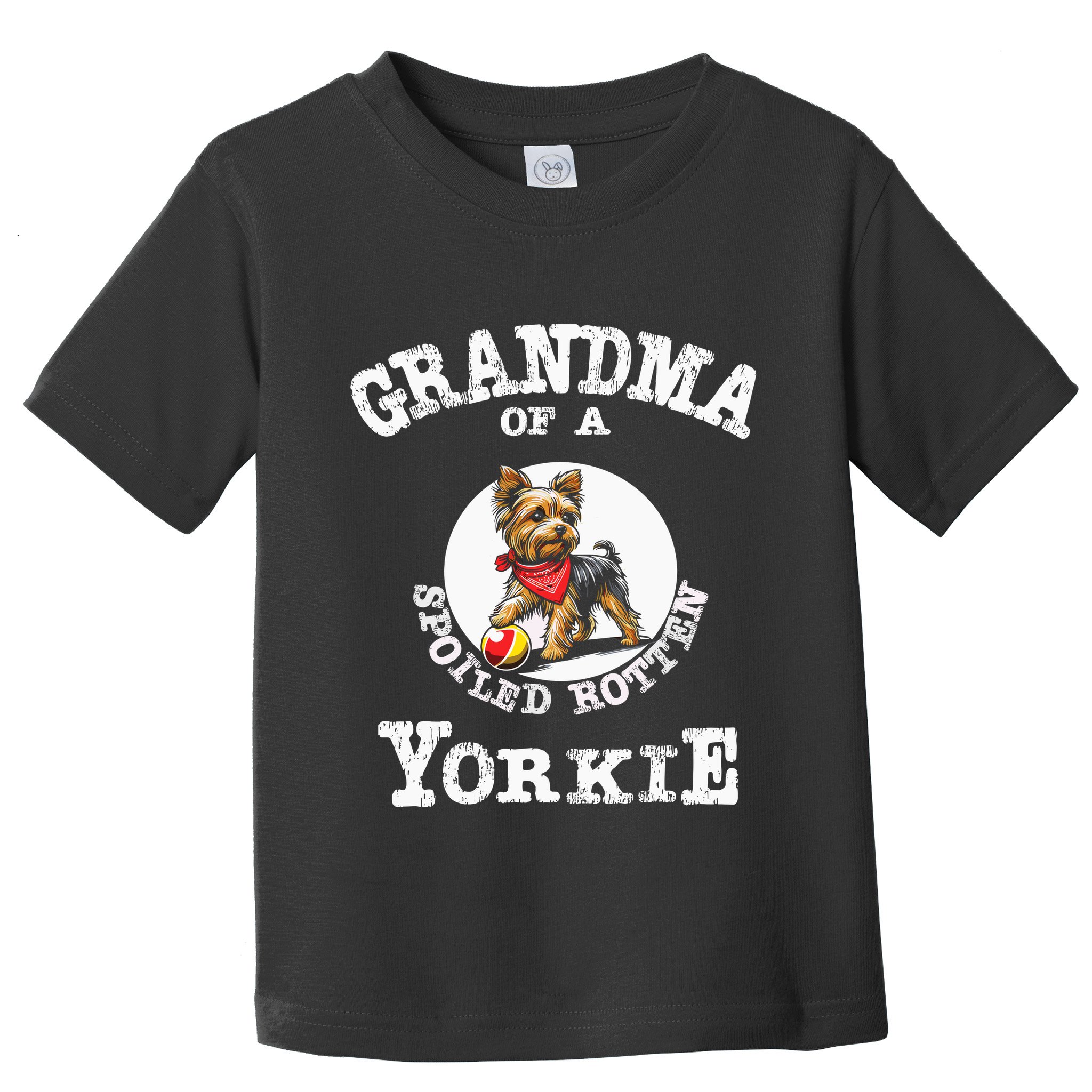 Yorkshire Terrier Yorkie Grandmother Grandma Toddler T-Shirt