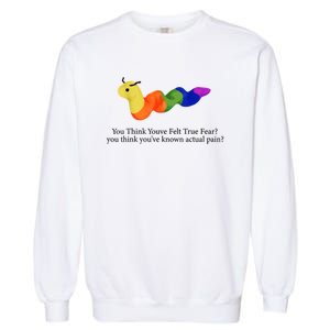 You Think Youve Felt True Fear Funny Garment-Dyed Sweatshirt